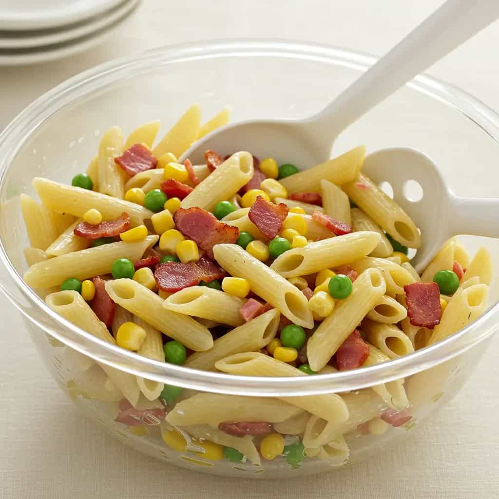 Salada de Macarrão com Bacon
