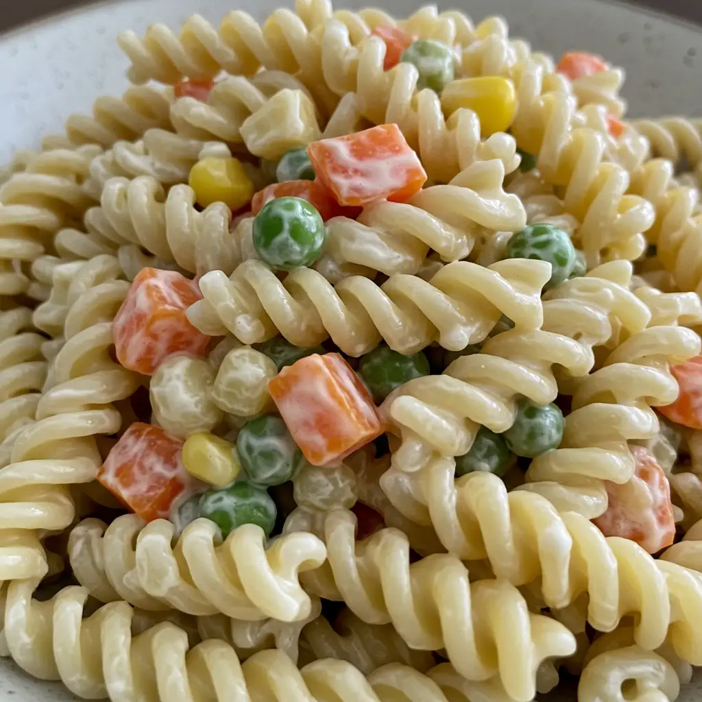 Salada de Macarrão com Frango e Molho Cremoso