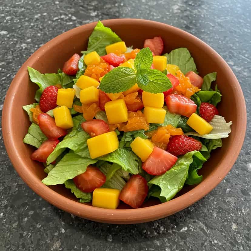 Foto deliciosa de Salada Primavera Refrescante pronta para servir - Saladas