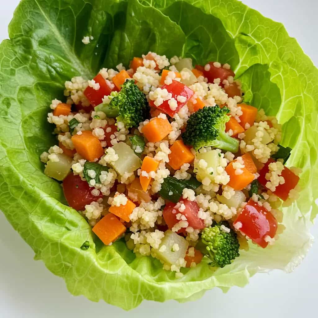 Salada Refrescante de Trigo para Quibe e Legumes