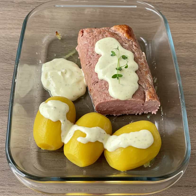 Foto deliciosa de Salmão com molho de maracujá pronta para servir - Peixes & Frutos do Mar