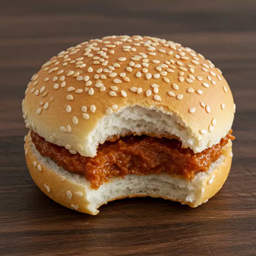 Foto deliciosa de Sanduíche de Carne Moída com Purê de Batata pronta para servir - Outras Receitas