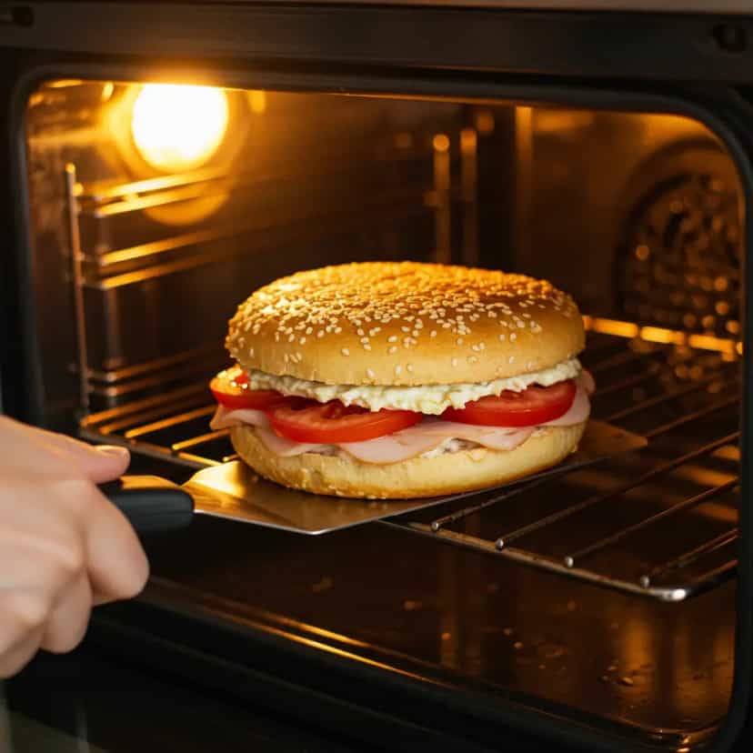 Foto deliciosa de Sanduíche de Forno pronta para servir - Sanduíches & Hambúrgueres