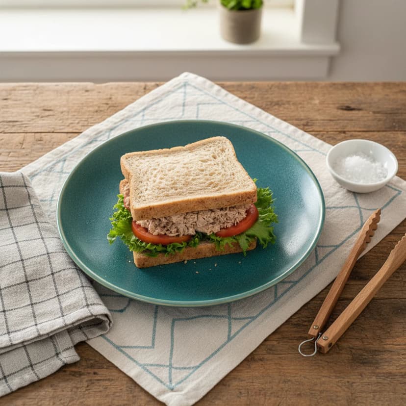 Sanduíche Integral de Atum com Cream Cheese