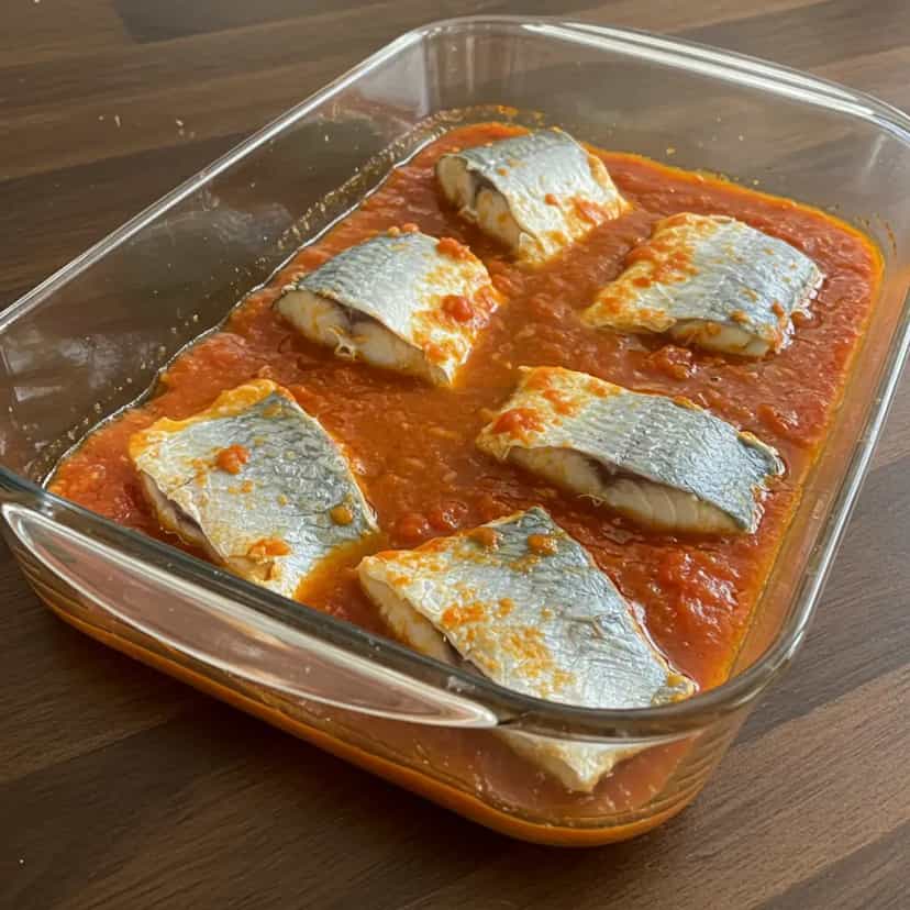 Foto deliciosa de Sardinha ao Molho de Tomate na Panela de Pressão pronta para servir - Outras Receitas