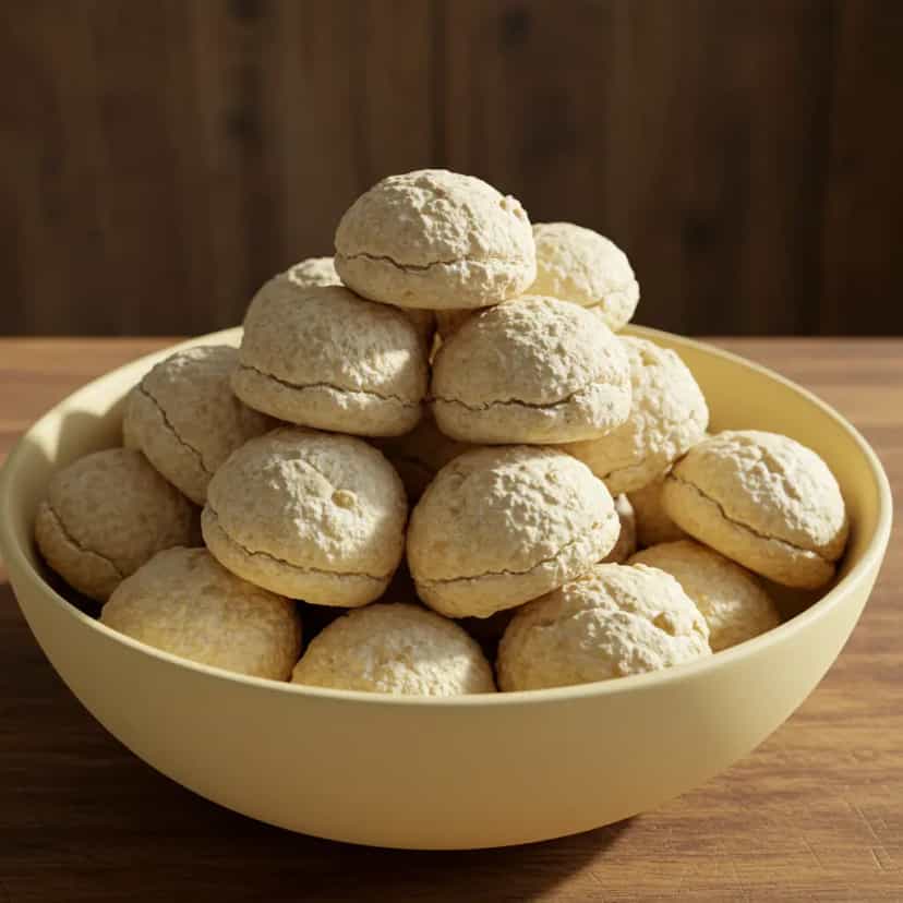 Foto deliciosa de Sequilhos de Coco Caseiros pronta para servir - Brownies & Cookies