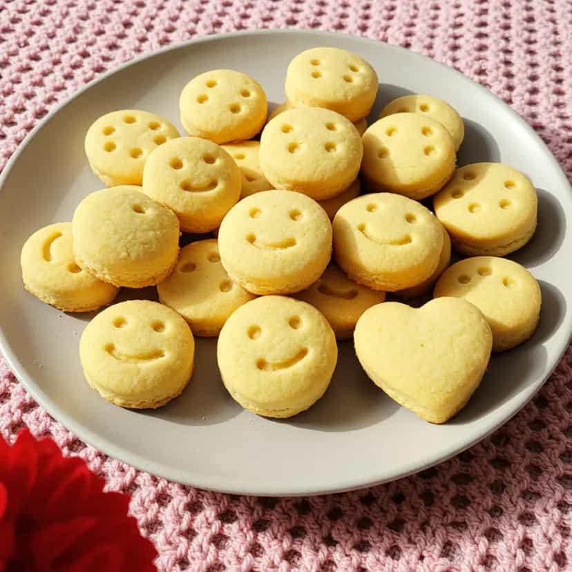 Foto deliciosa de Sequilhos de Coco Natalinos pronta para servir - Brownies & Cookies