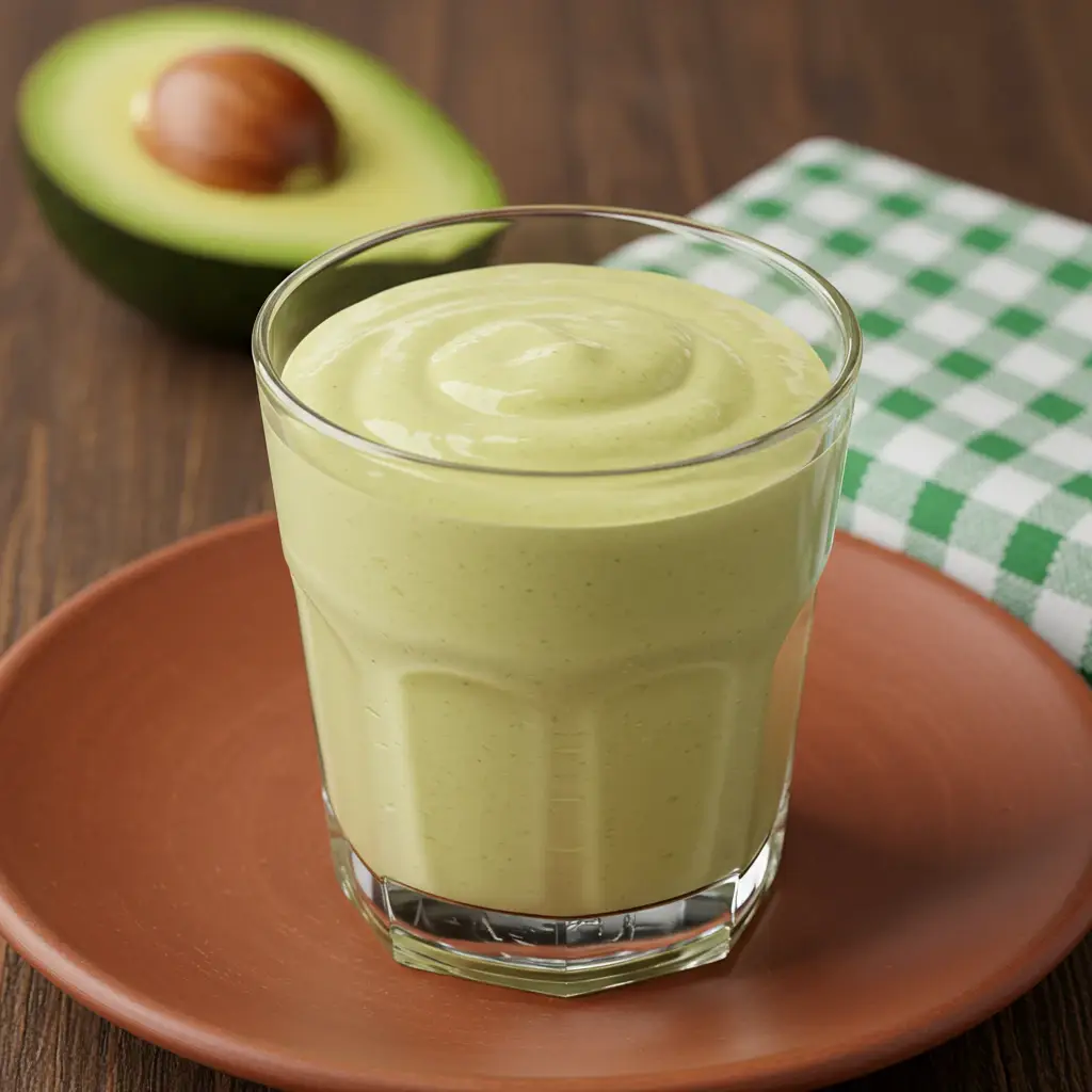 Foto deliciosa de Shake Cremoso de Abacate pronta para servir