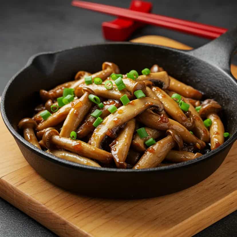Foto deliciosa de Shimeji assado em Papilote pronta para servir - Outras Receitas