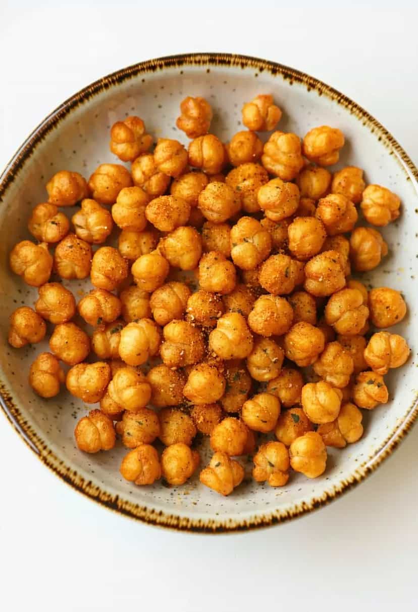 Foto deliciosa de Snacks de Grão-de-Bico pronta para servir - Snacks Naturais