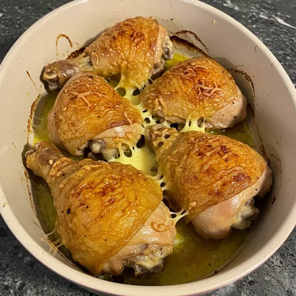 Sobrecoxas de Frango Crocantes ao Queijo