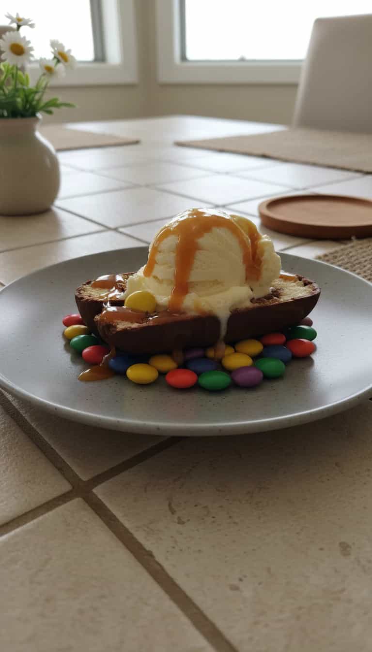 Sobremesa Rápida de Bolinhos com Calda de Caramelo