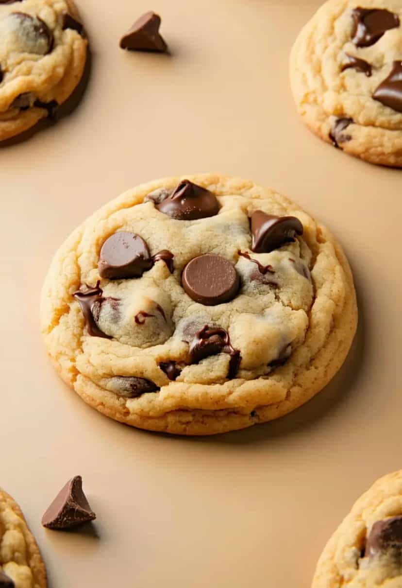 Foto deliciosa de Biscoitos de Chocolate Macios e Mastigáveis pronta para servir - Bolachas & Cookies