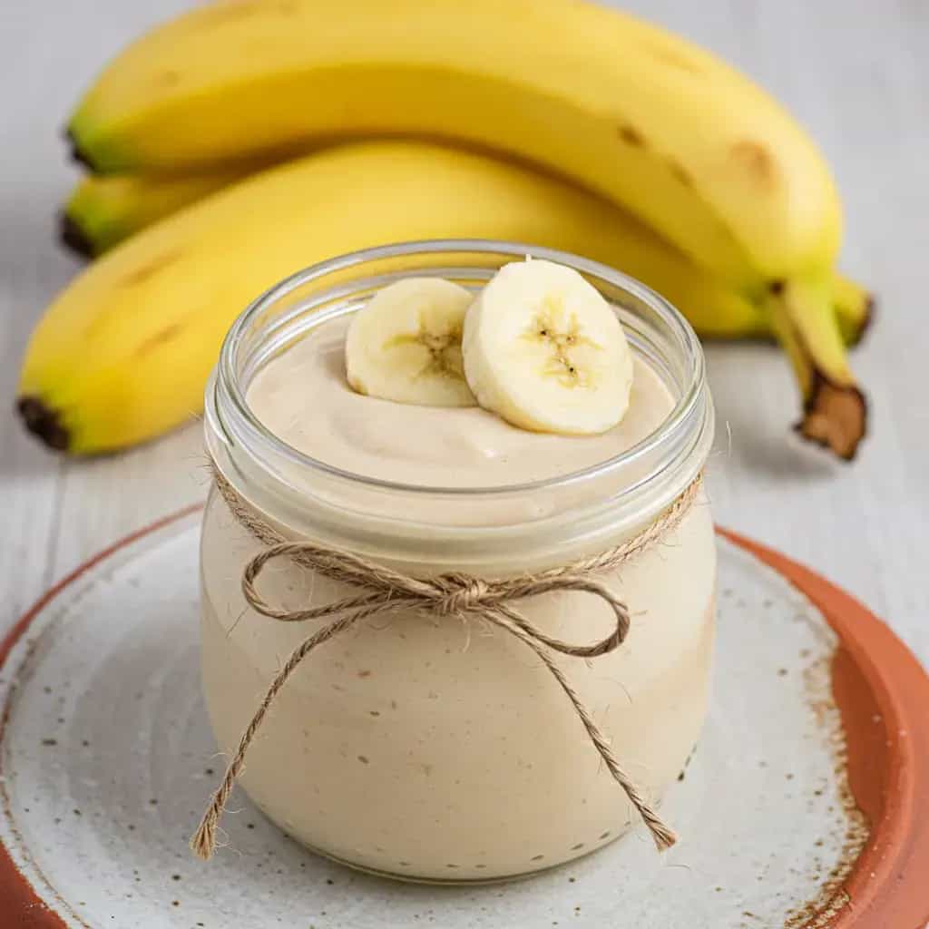 Sopa Cremosa de Banana com Queijo Prato
