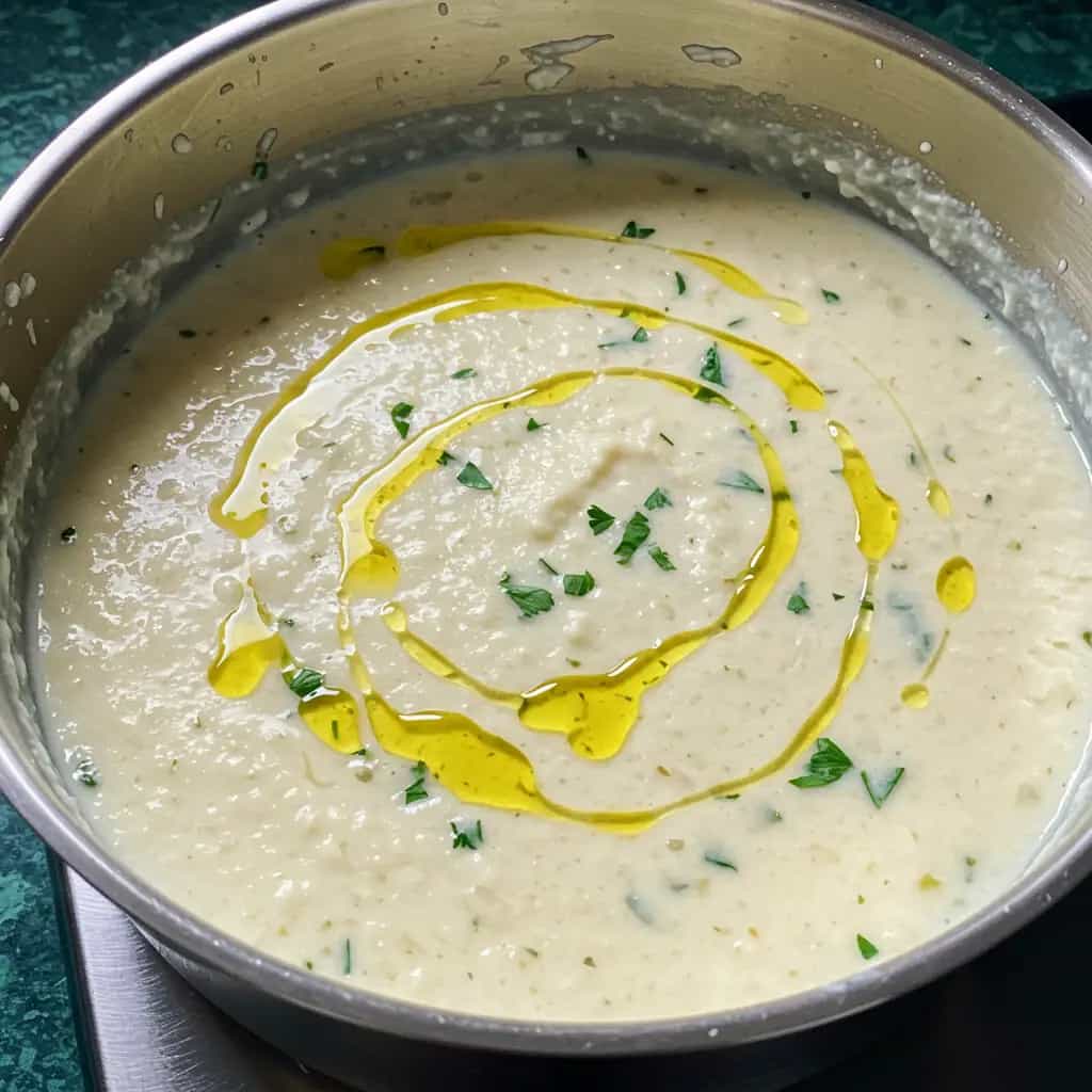 Sopa Cremosa de Batata e Carne