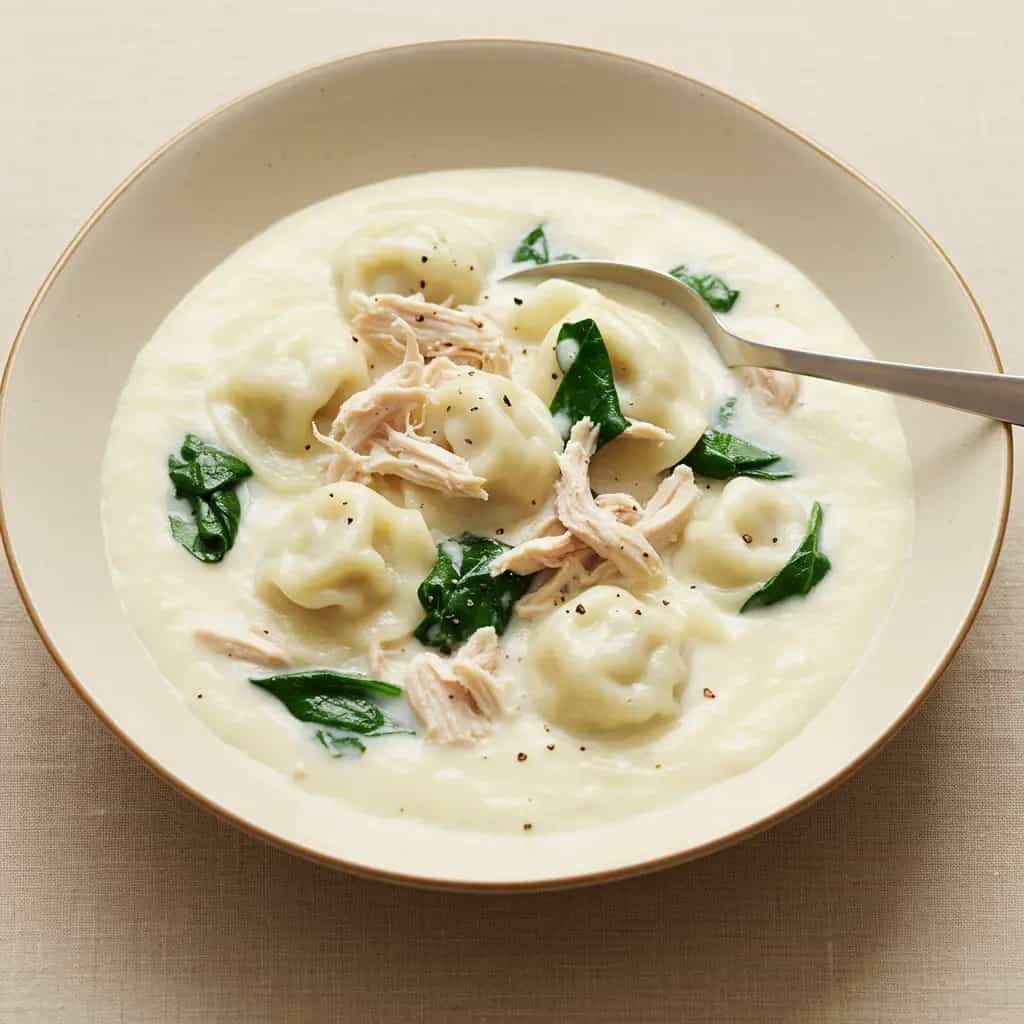 Sopa Cremosa de Frango com Nhoque