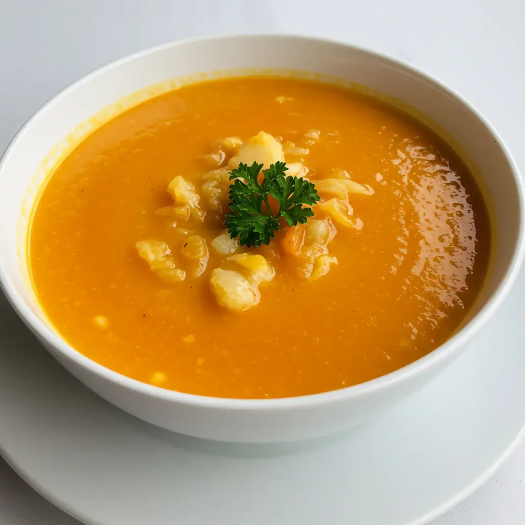 Sopa Cremosa de Mandioca