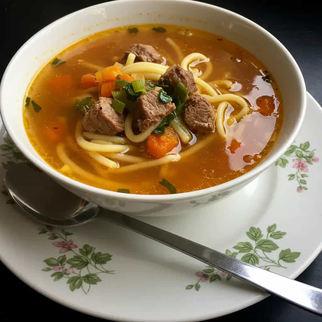 Sopa de Carne com Legumes