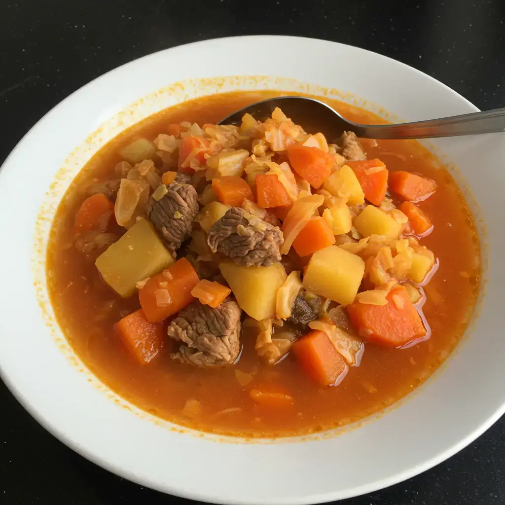 Sopa de Legumes com Alcatra
