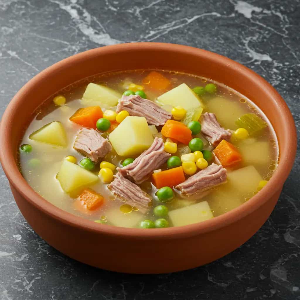 Sopa de Verduras com Carne