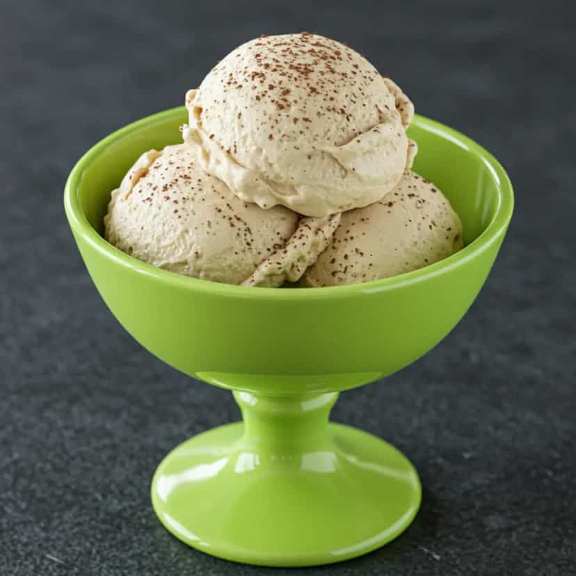 Foto deliciosa de Sorvete Cremoso de Abacate e Banana Congelada pronta para servir - Doces Gelados & Sorvetes