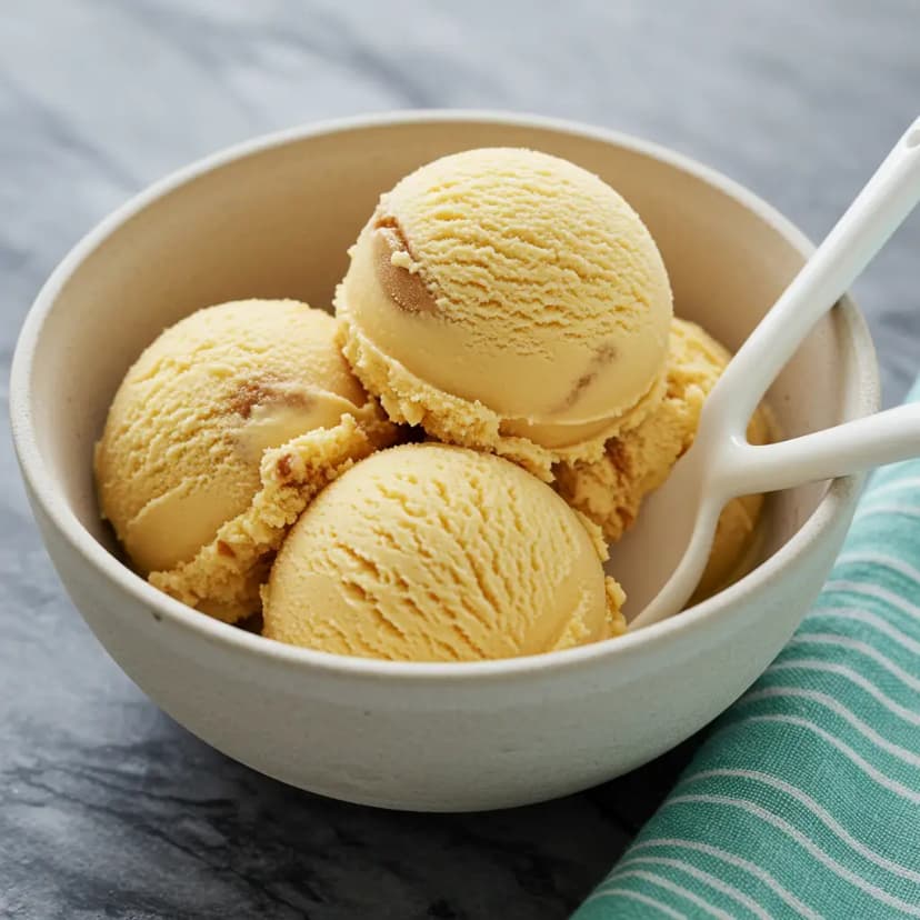 Sorvete Cremoso de Doce de Leite com Chocolate
