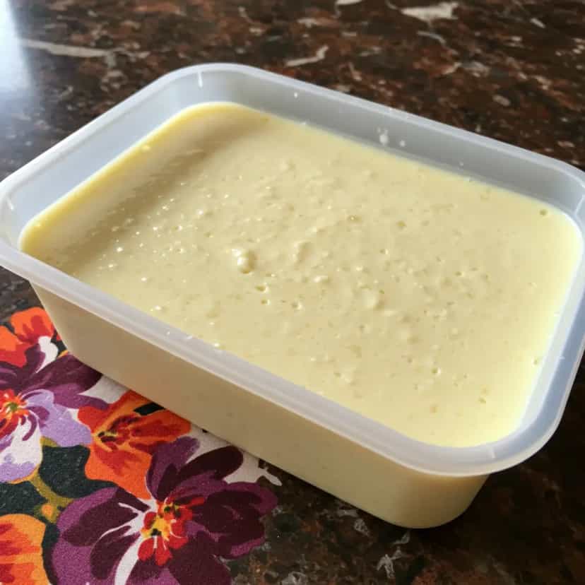 Foto deliciosa de Sorvete Cremoso de Jaca pronta para servir - Doces Gelados & Sorvetes