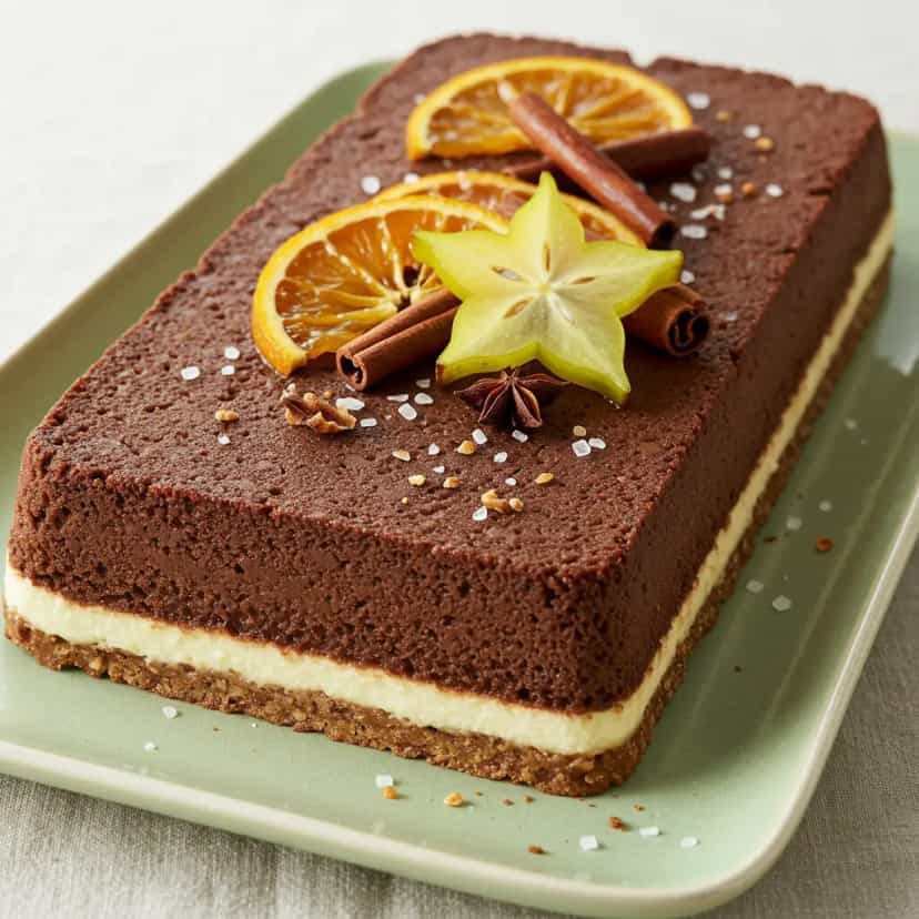 Foto deliciosa de Sorvete de Castanha Portuguesa com Cobertura de Chocolate pronta para servir - Doces Gelados & Sorvetes
