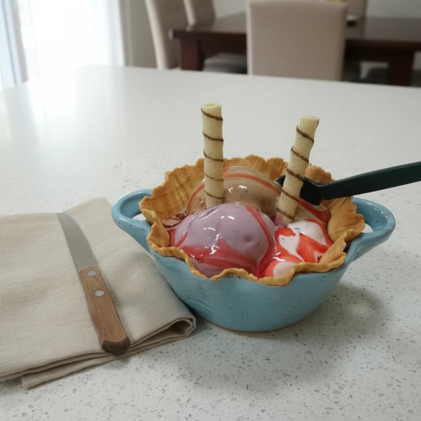 Sorvete de Leite Moça Cremoso