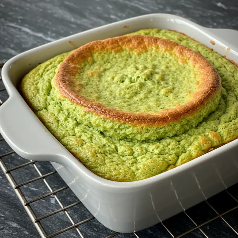 Soufflé Cremoso de Ervilha