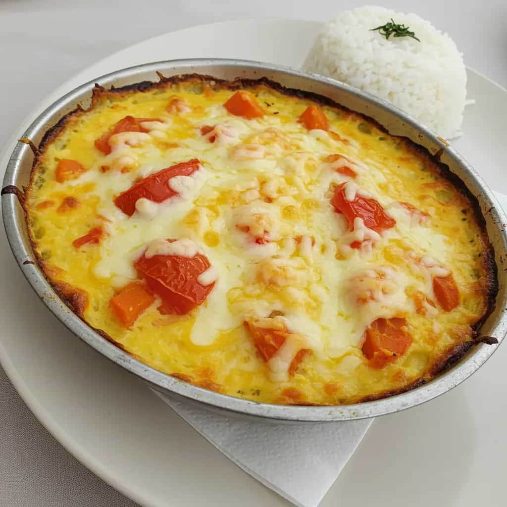 Soufflé de Couve com Queijo Parmesão