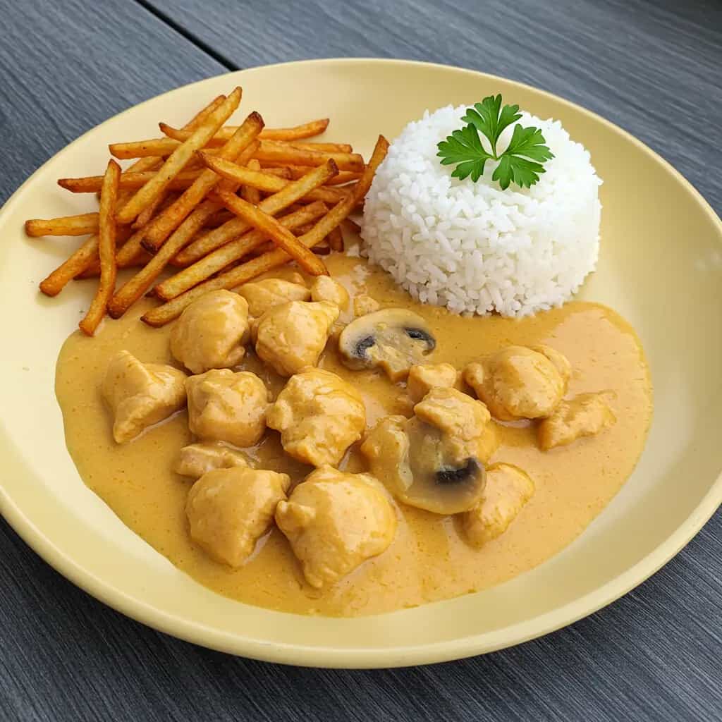 Strogonoff Cremoso de Frango