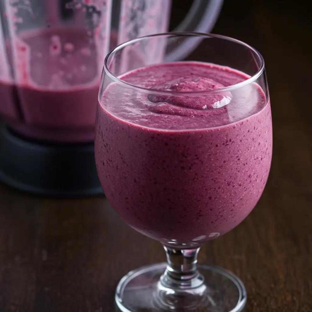 Suco Cremoso de Açaí com Banana e Laranja