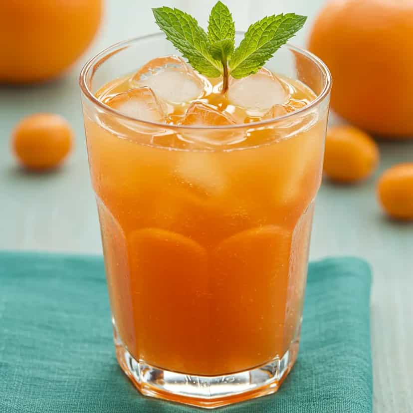 Foto deliciosa de Suco de Caju com Pimenta: Refrescante e Apimentado pronta para servir - Sucos & Smoothies