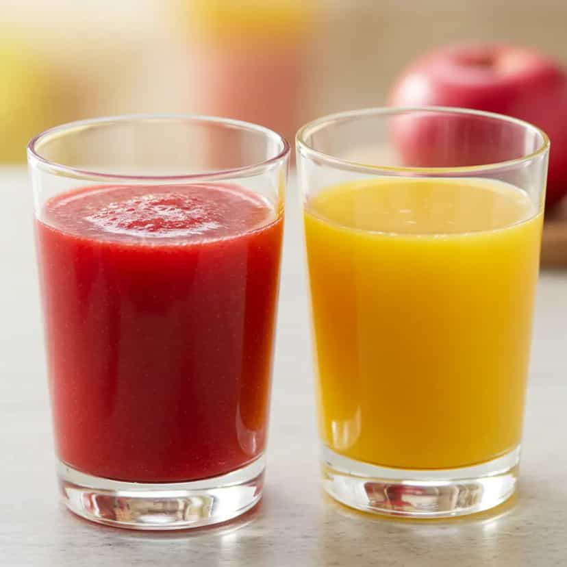 Foto deliciosa de Suco Detox de Laranja e Acerola pronta para servir - Sucos & Smoothies