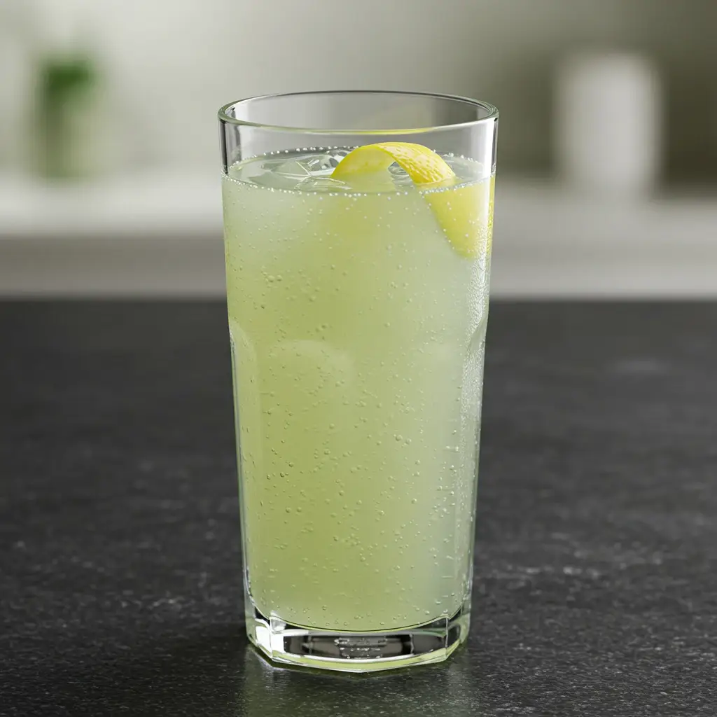 Suco Refrescante de Limão com Casca