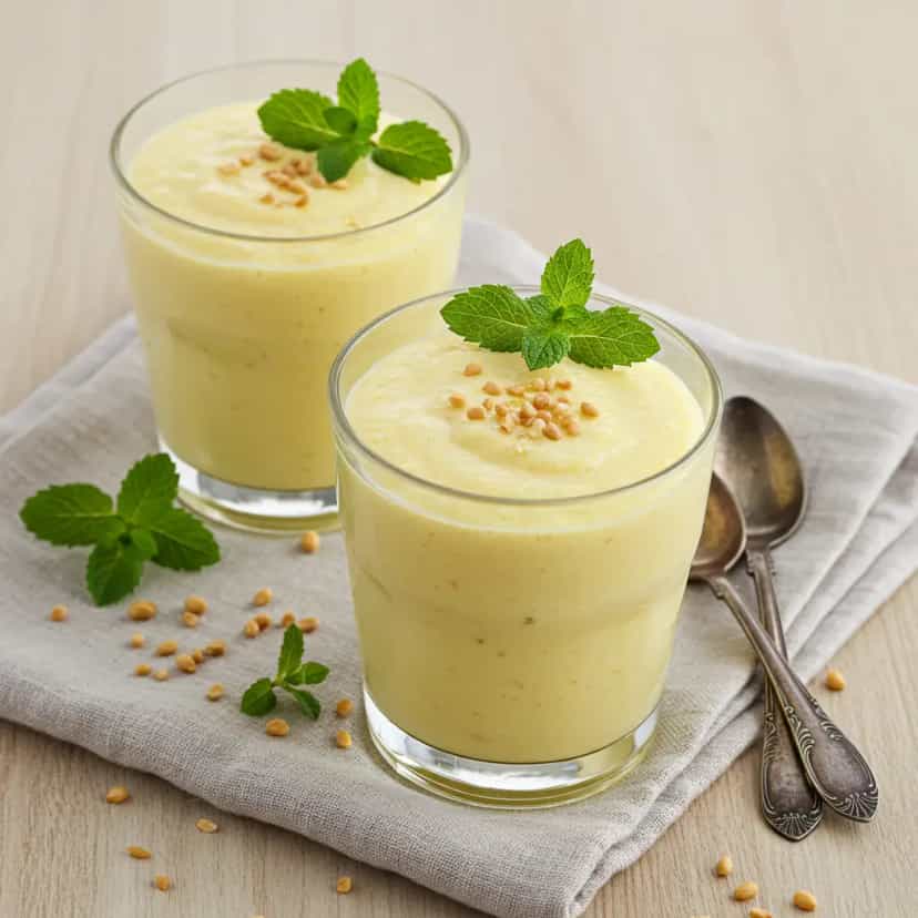 Foto deliciosa de Suco Refrescante de Mandioca pronta para servir - Sucos & Smoothies