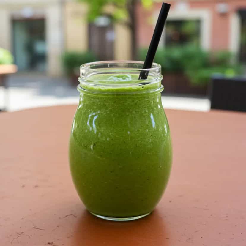 Foto deliciosa de Suco Verde Refrescante: Couve, Limão e Hortelã pronta para servir - Sucos & Smoothies