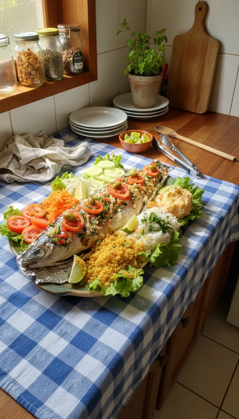 Tainha Recheada ao Forno