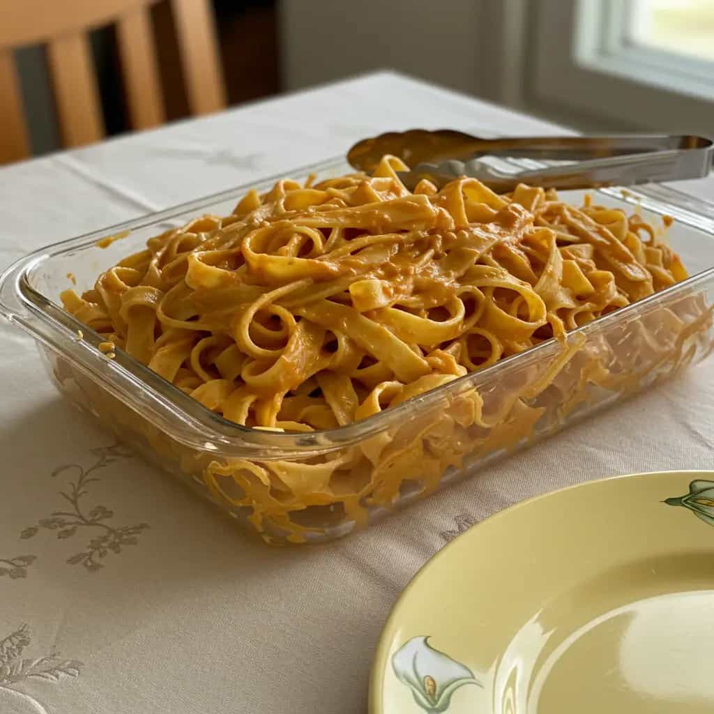 Talharim ao Sugo Cremoso com Queijo