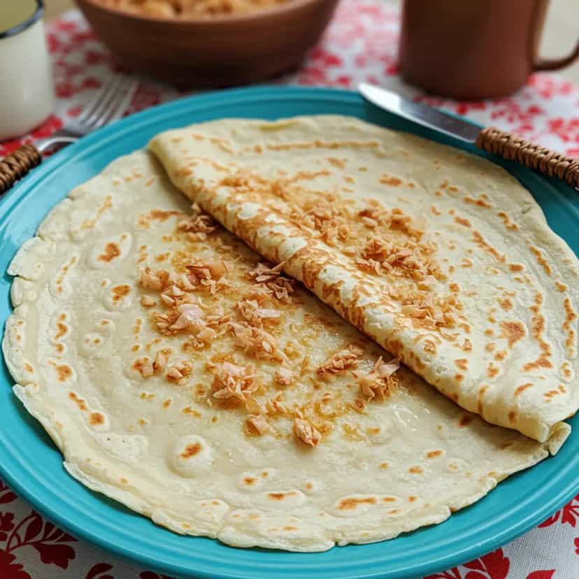 Foto deliciosa de Tapioca pronta para servir - Tapioca & Cuscuz