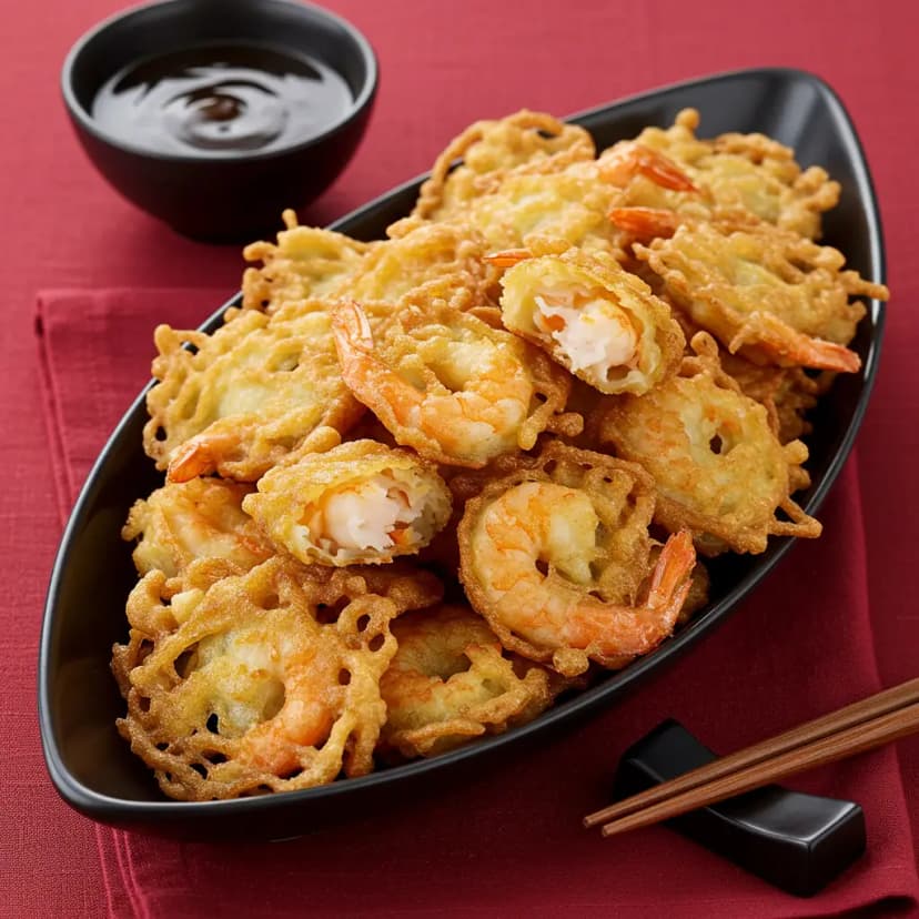 Tempura de Camarão Crocante