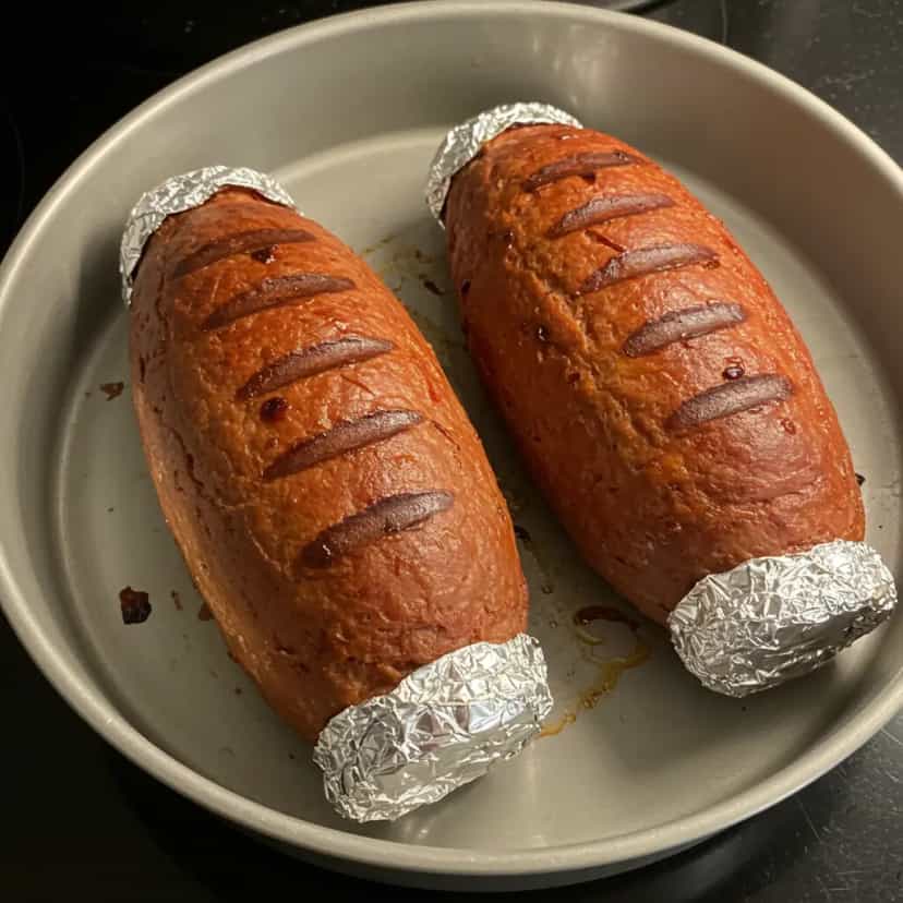 Foto deliciosa de Tender ao Molho de Mel e Laranja pronta para servir - Carnes & Frango