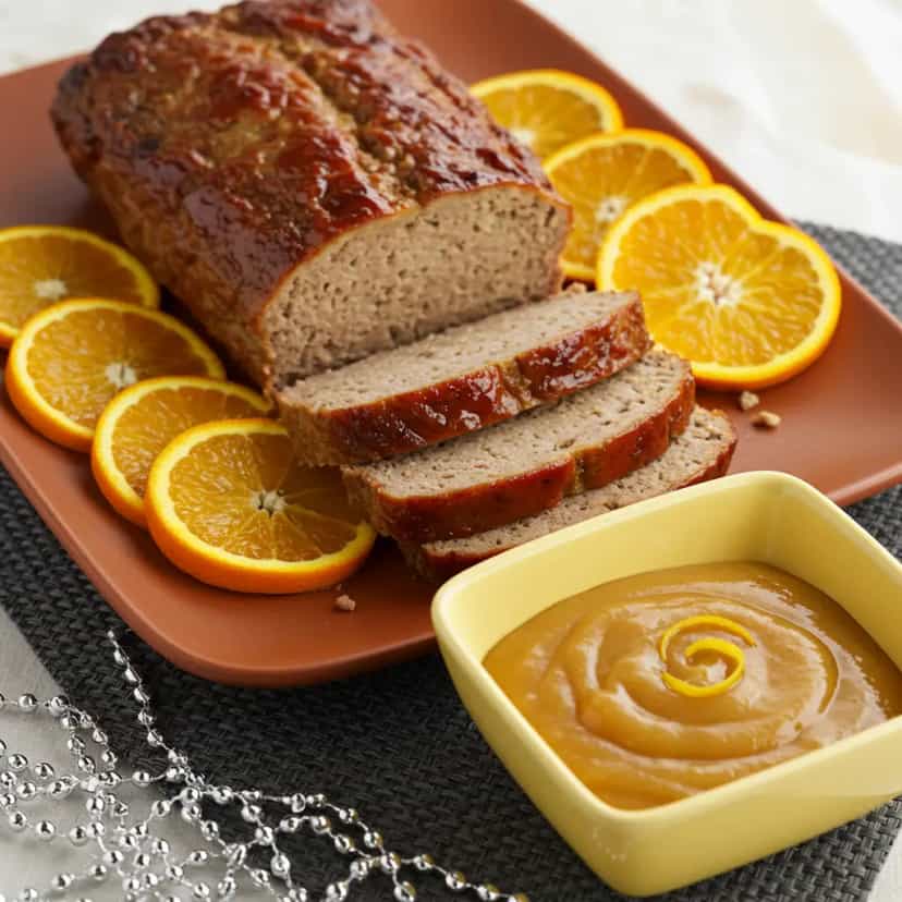Foto deliciosa de Tender com Molho de Laranja e Especiarias pronta para servir - Carnes & Frango