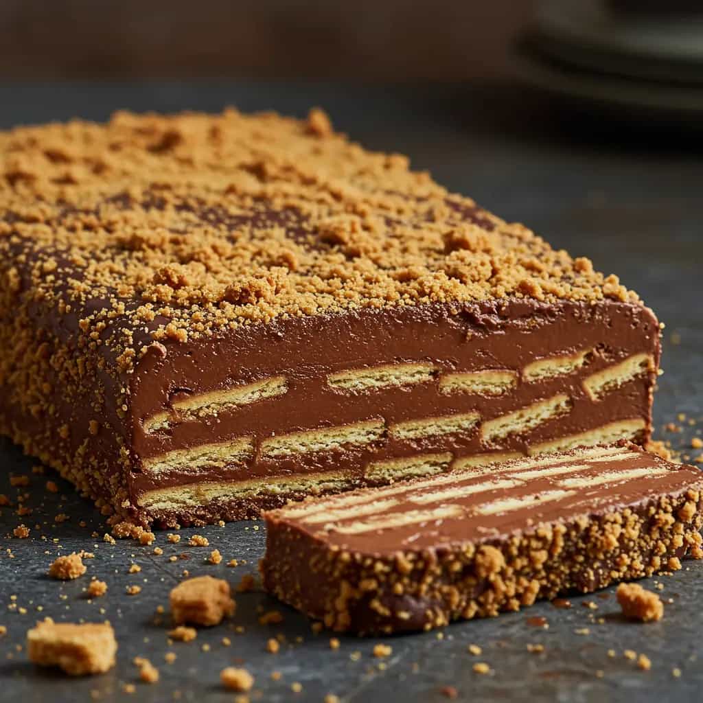 Terrine de Chocolate com Biscoito Maisena: Sobremesa Cremosa