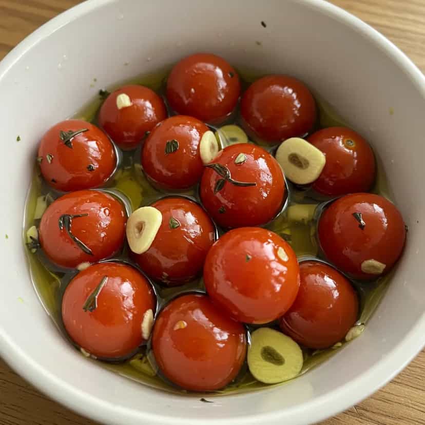 Foto deliciosa de Tomate confit pronta para servir - Outras Receitas