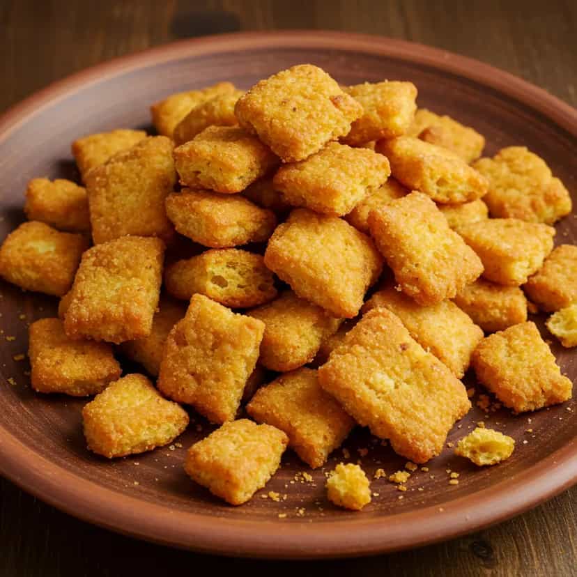 Foto deliciosa de Torresmo Crocante Caseiro pronta para servir - Salgadinhos