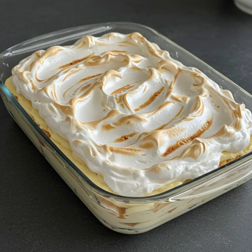 Torta Cremosa de Banana Caramelizada