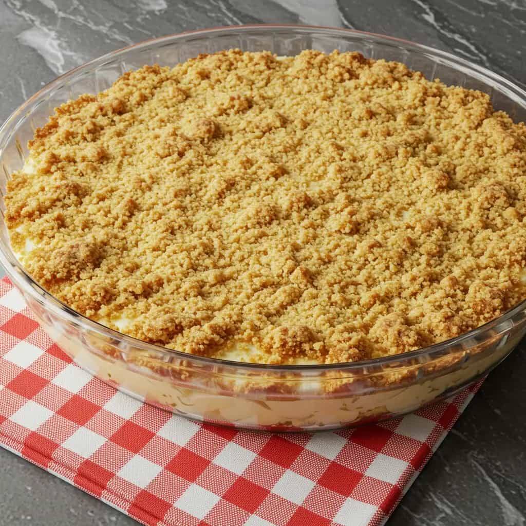 Torta Cremosa de Banana com Canela