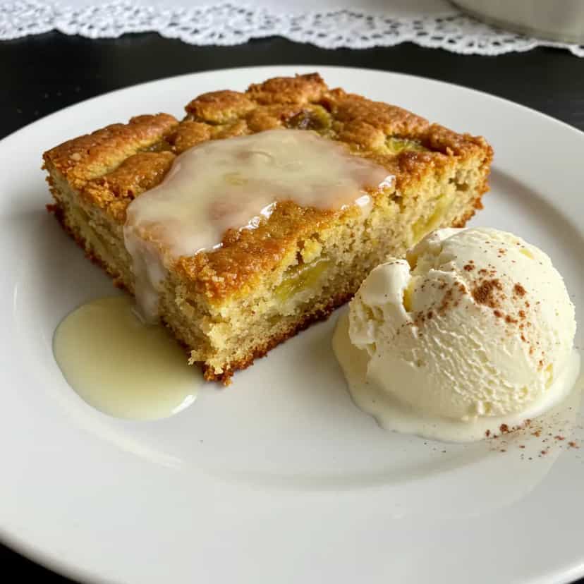 Foto deliciosa de Torta Cremosa de Banana com Canela pronta para servir - Tortas & Tortinhas